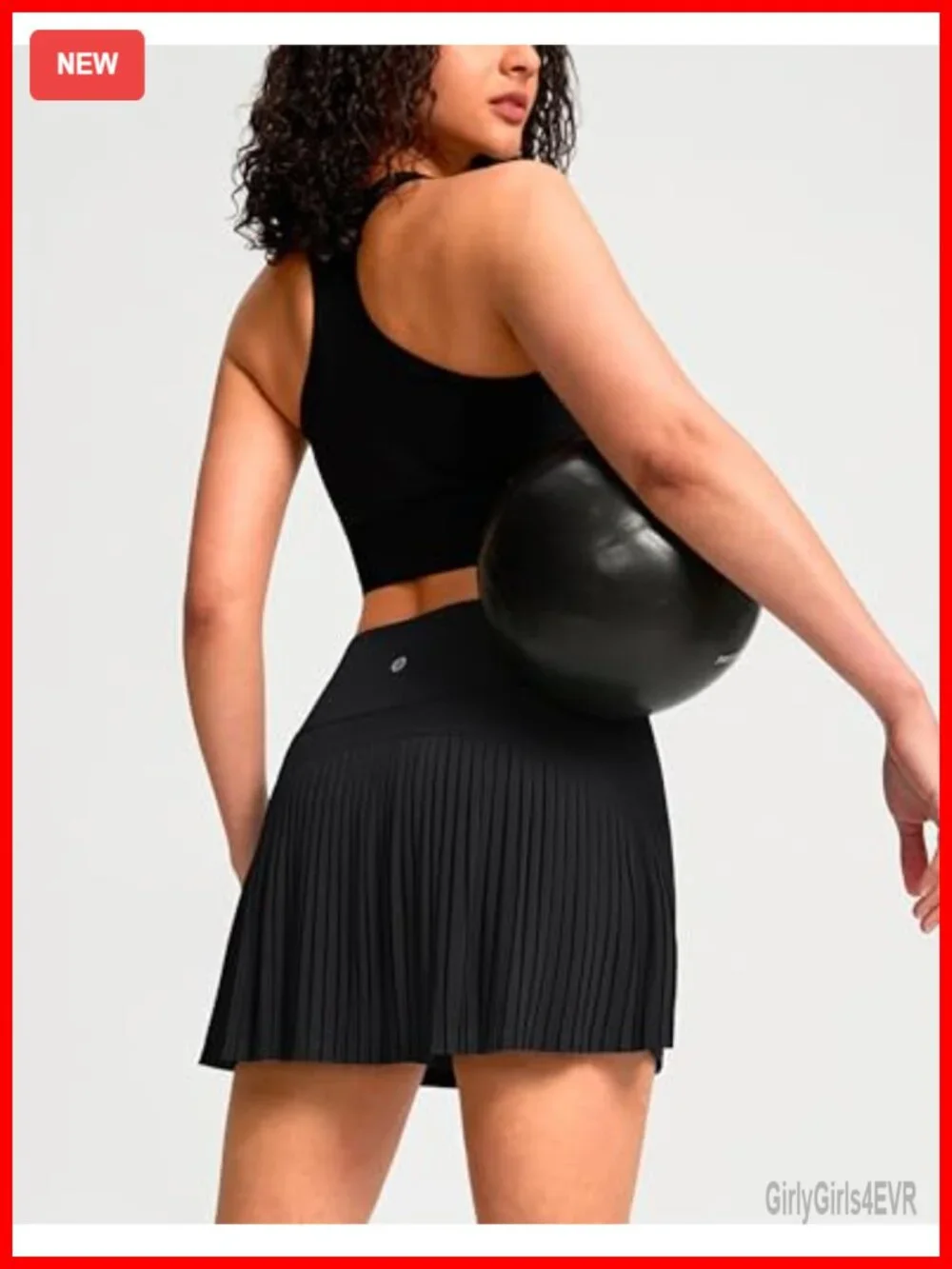 N/A sporty pleated